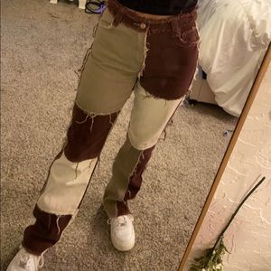 Jaded London Patchwork Jeans